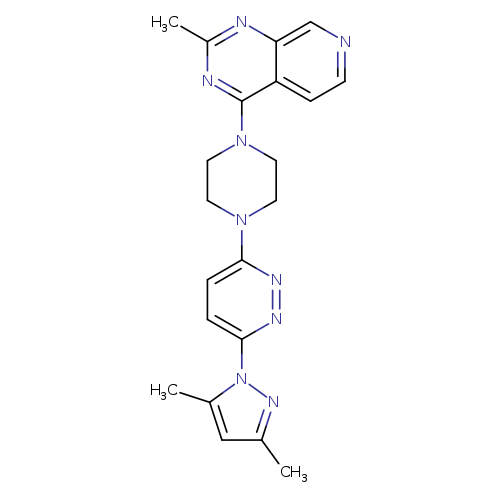 3-(3,5-dimethyl-1H-pyrazol-1-yl)-6-(4-{2-methylpyrido[3,4-d]pyrimidin-4-yl}piperazin-1-yl)pyridazine
