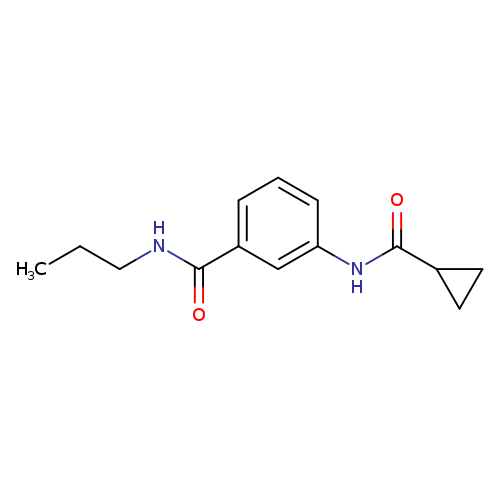 3-[(cyclopropylcarbonyl)amino]-N-propylbenzamide
