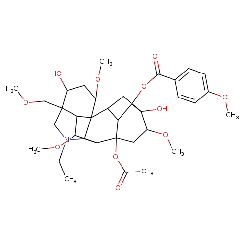 3α,13-Dihydroxyforesaconitine