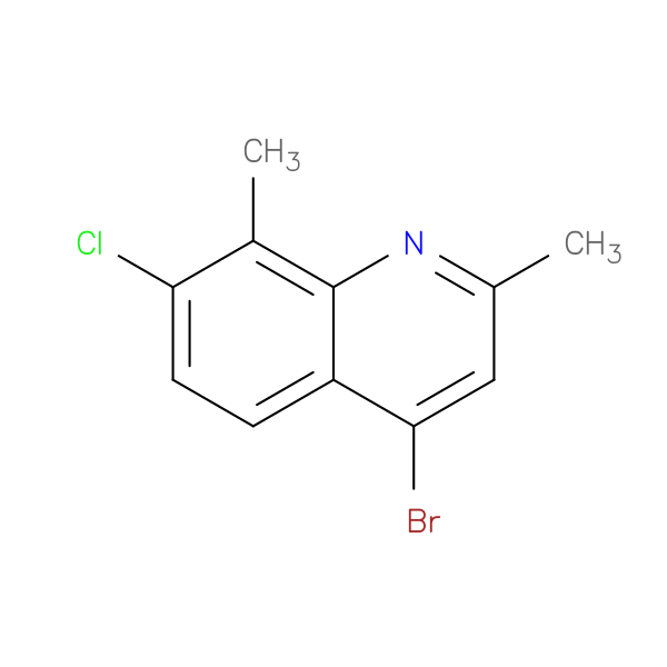 4-Bromo-7-chloro-2,8-dimethylquinoline