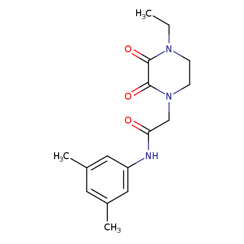 N-(3,5-dimethylphenyl)-2-(4-ethyl-2,3-dioxopiperazin-1-yl)acetamide