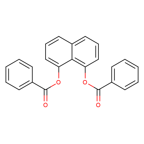 Naphthalene-1,8-diyl dibenzoate