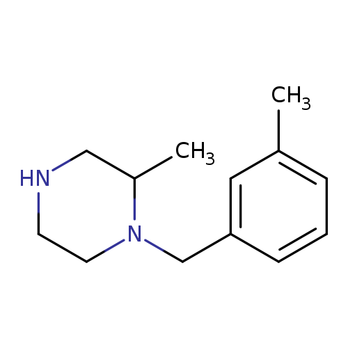 2-methyl-1-[(3-methylphenyl)methyl]piperazine