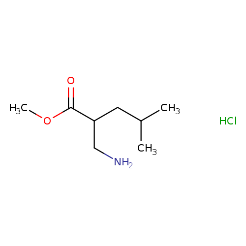 methyl 2-(aminomethyl)-4-methylpentanoate hydrochloride