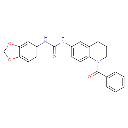 1-(1-benzoyl-1,2,3,4-tetrahydroquinolin-6-yl)-3-(2H-1,3-benzodioxol-5-yl)urea