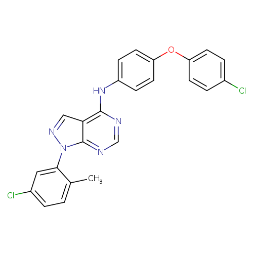 1-(5-chloro-2-methylphenyl)-N-[4-(4-chlorophenoxy)phenyl]-1H-pyrazolo[3,4-d]pyrimidin-4-amine