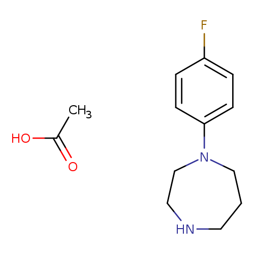 1-(4-fluorophenyl)-1,4-diazepane acetate
