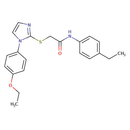 2-{[1-(4-ethoxyphenyl)-1H-imidazol-2-yl]sulfanyl}-N-(4-ethylphenyl)acetamide