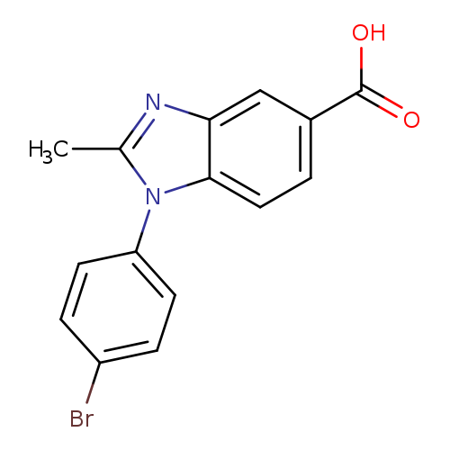 1-(4-Bromophenyl)-2-methyl-1h-benzimidazole-5-carboxylic acid