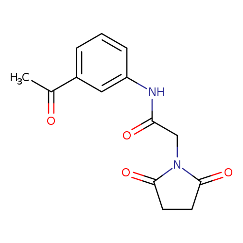 N-(3-acetylphenyl)-2-(2,5-dioxopyrrolidin-1-yl)acetamide