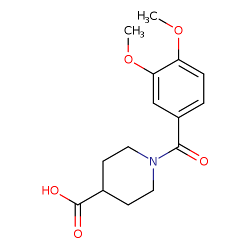 1-(3,4-Dimethoxybenzoyl)piperidine-4-carboxylic acid