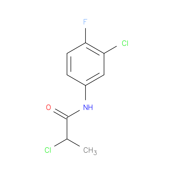 2-chloro-N-(3-chloro-4-fluorophenyl)propanamide