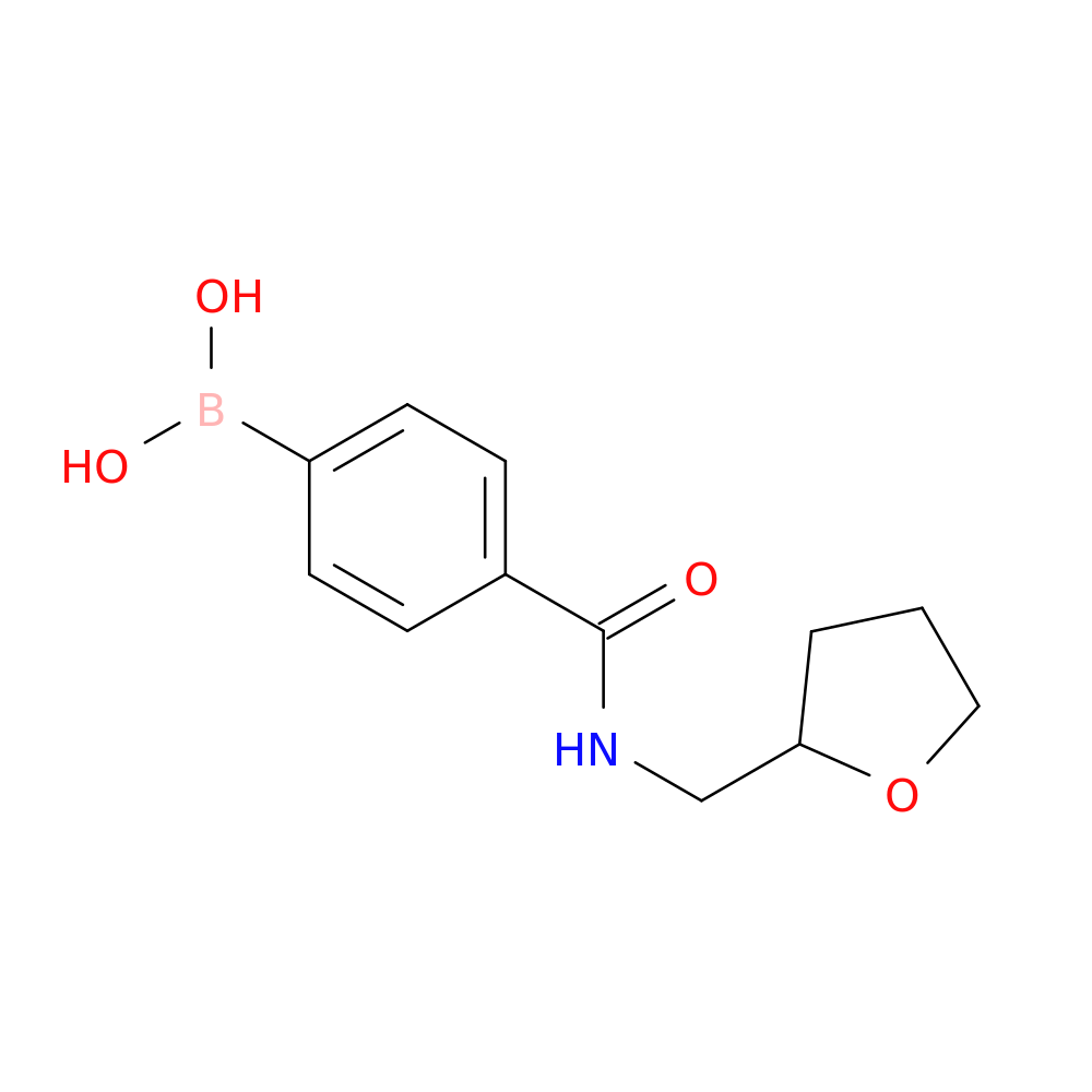 4-((Tetrahydrofuran-2-yl)methylcarbamoyl)phenylboronic acid