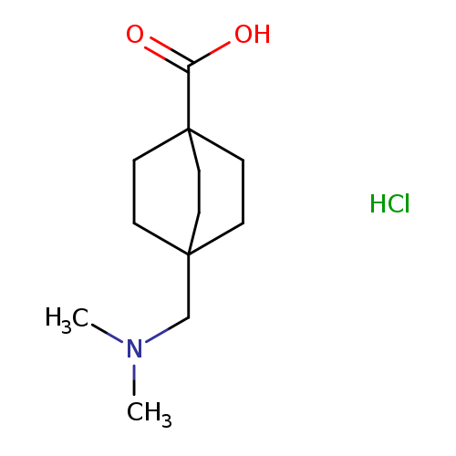 4-Dimethylaminomethyl-bicyclo[2.2.2]octane-1-carboxylic acid hydrochloride