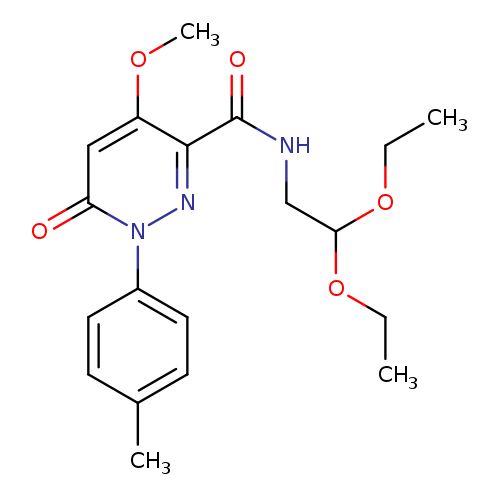 N-(2,2-diethoxyethyl)-4-methoxy-1-(4-methylphenyl)-6-oxo-1,6-dihydropyridazine-3-carboxamide