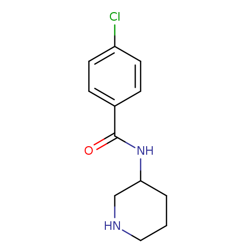 4-chloro-N-(piperidin-3-yl)benzamide