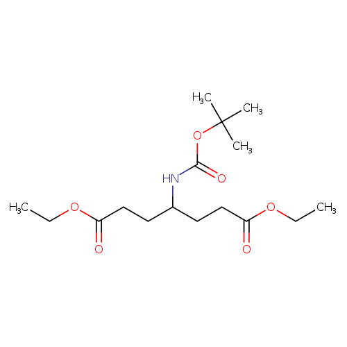 T-Butyl 1,5-di(ethoxycarbonyl)pentan-3-ylcarbamate