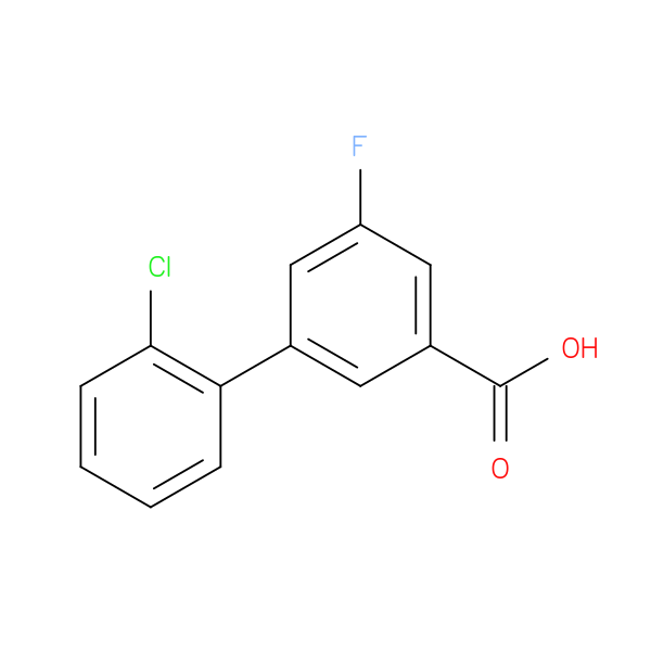 3-(2-Chlorophenyl)-5-fluorobenzoic acid