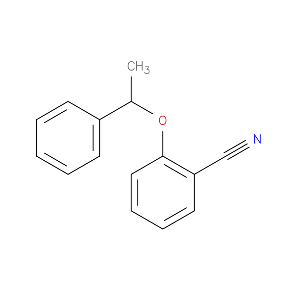 2-(1-phenylethoxy)benzonitrile