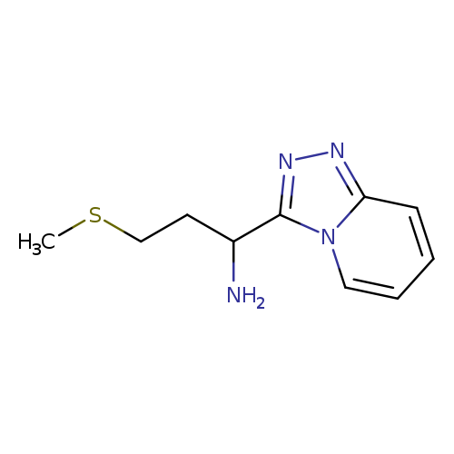 3-(methylsulfanyl)-1-{[1,2,4]triazolo[4,3-a]pyridin-3-yl}propan-1-amine