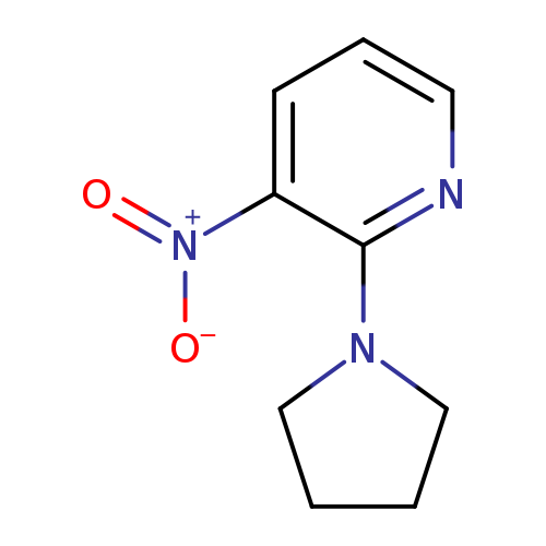 3-Nitro-2-(pyrrolidin-1-yl)pyridine
