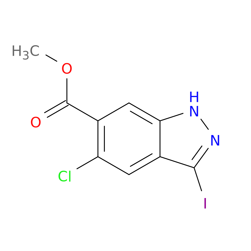 Methyl 5-chloro-3-iodo-1H-indazole-6-carboxylate