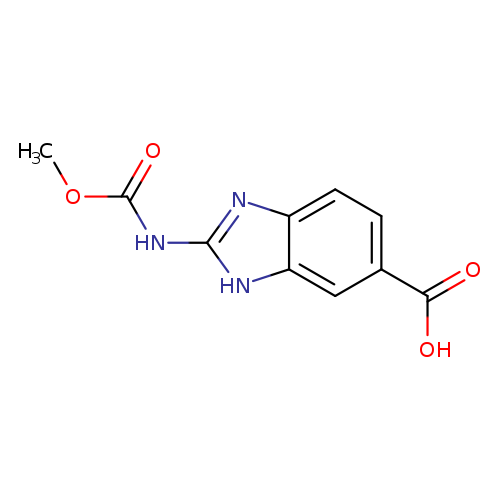 2-[(Methoxycarbonyl)amino]-1H-benzimidazole-6-carboxylic acid