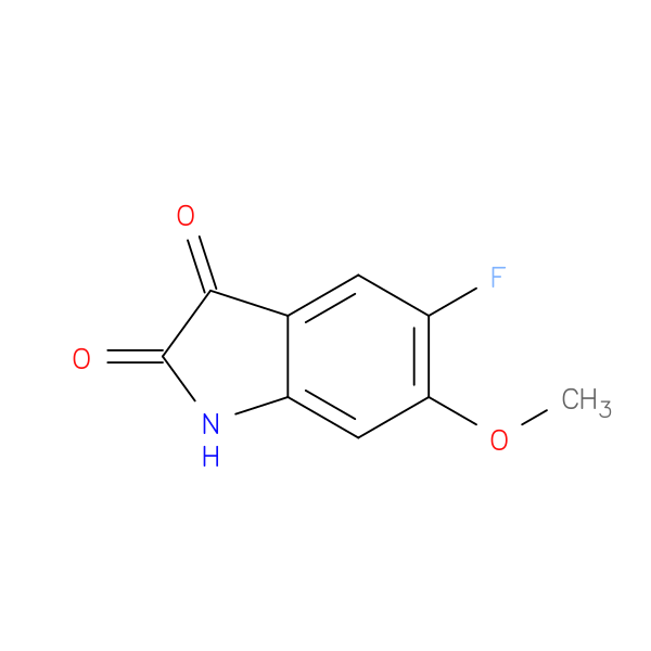 5-Fluoro-6-methoxy-2,3-dihydro-1H-indole-2,3-dione