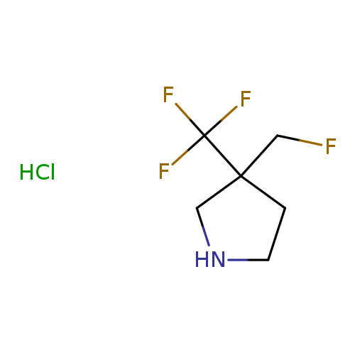 3-(Fluoromethyl)-3-(trifluoromethyl)pyrrolidine hydrochloride