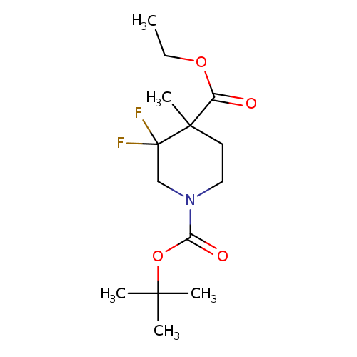 1-tert-Butyl 4-ethyl 3,3-difluoro-4-methylpiperidine-1,4-dicarboxylate