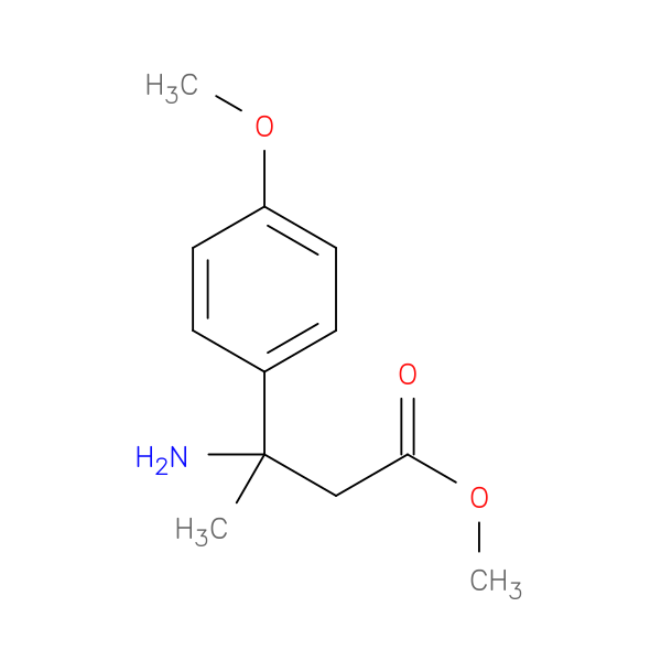 methyl 3-amino-3-(4-methoxyphenyl)butanoate