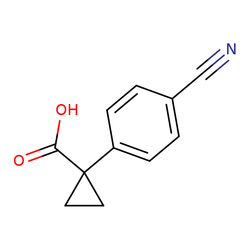 1-(4-Cyanophenyl)cyclopropane-1-carboxylic acid