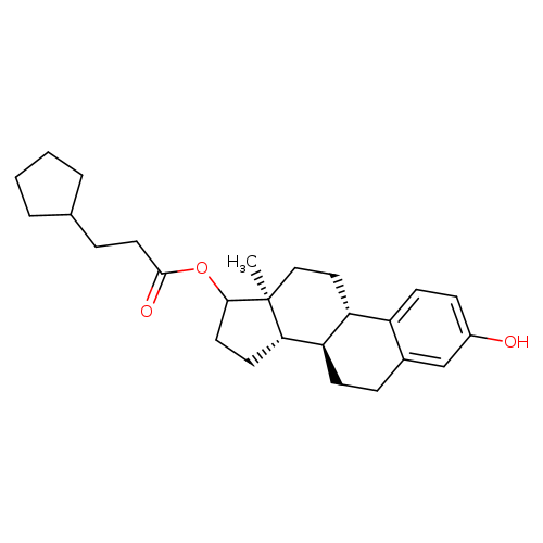 Estra-1,3,5(10)-triene-3,17-diol(17b)-, 17-cyclopentanepropanoate