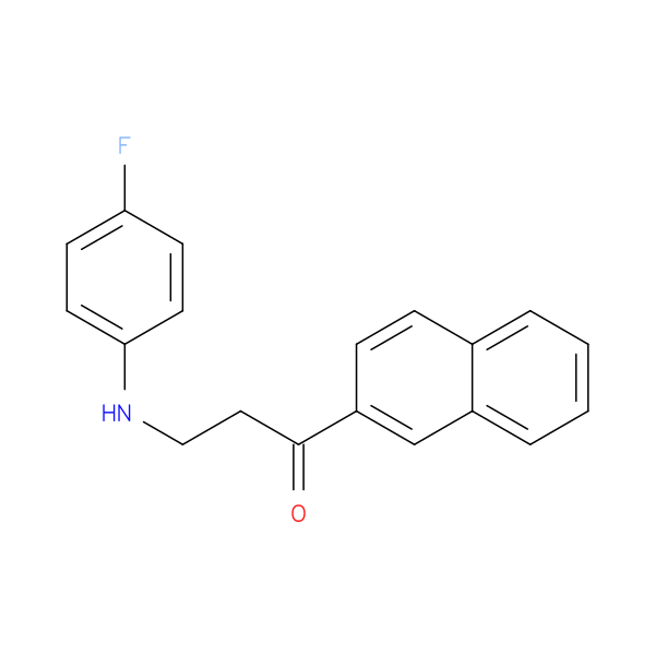 3-((4-Fluorophenyl)amino)-1-(naphthalen-2-yl)propan-1-one