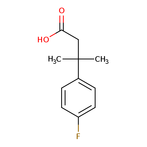 3-(4-Fluorophenyl)-3-methylbutanoic acid