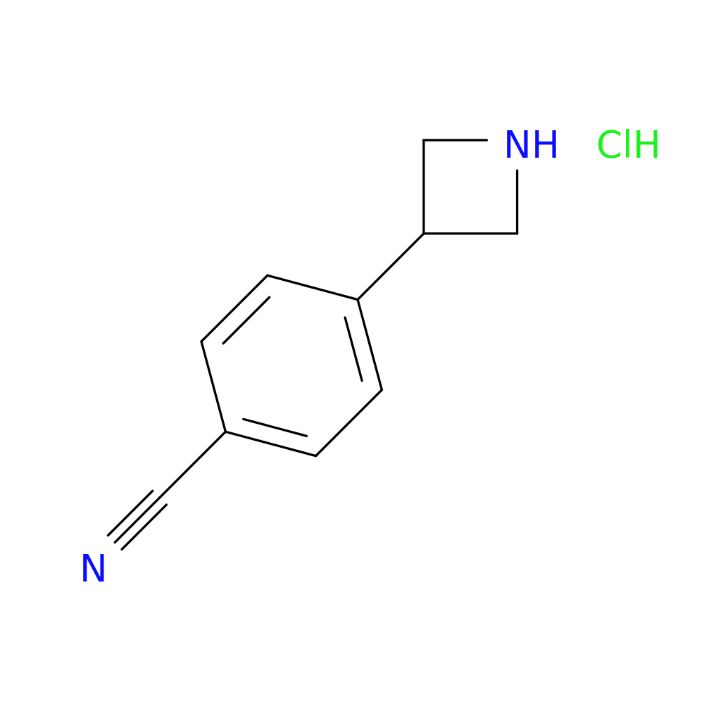 4-(Azetidin-3-yl)benzonitrile hydrochloride