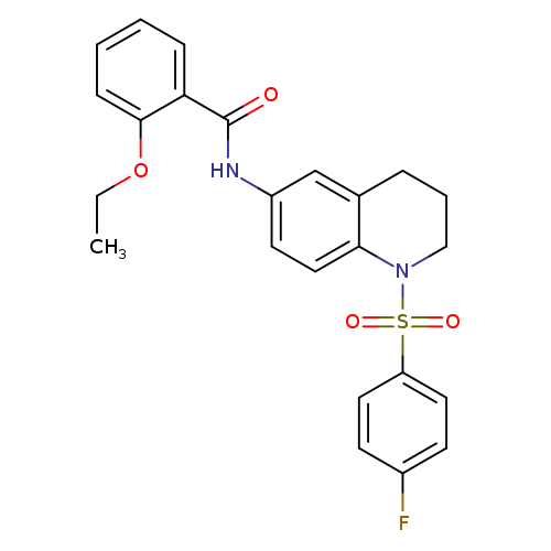 2-ethoxy-N-[1-(4-fluorobenzenesulfonyl)-1,2,3,4-tetrahydroquinolin-6-yl]benzamide