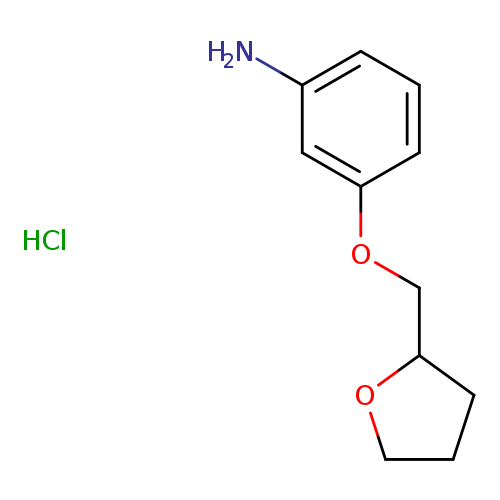 3-(oxolan-2-ylmethoxy)aniline hydrochloride