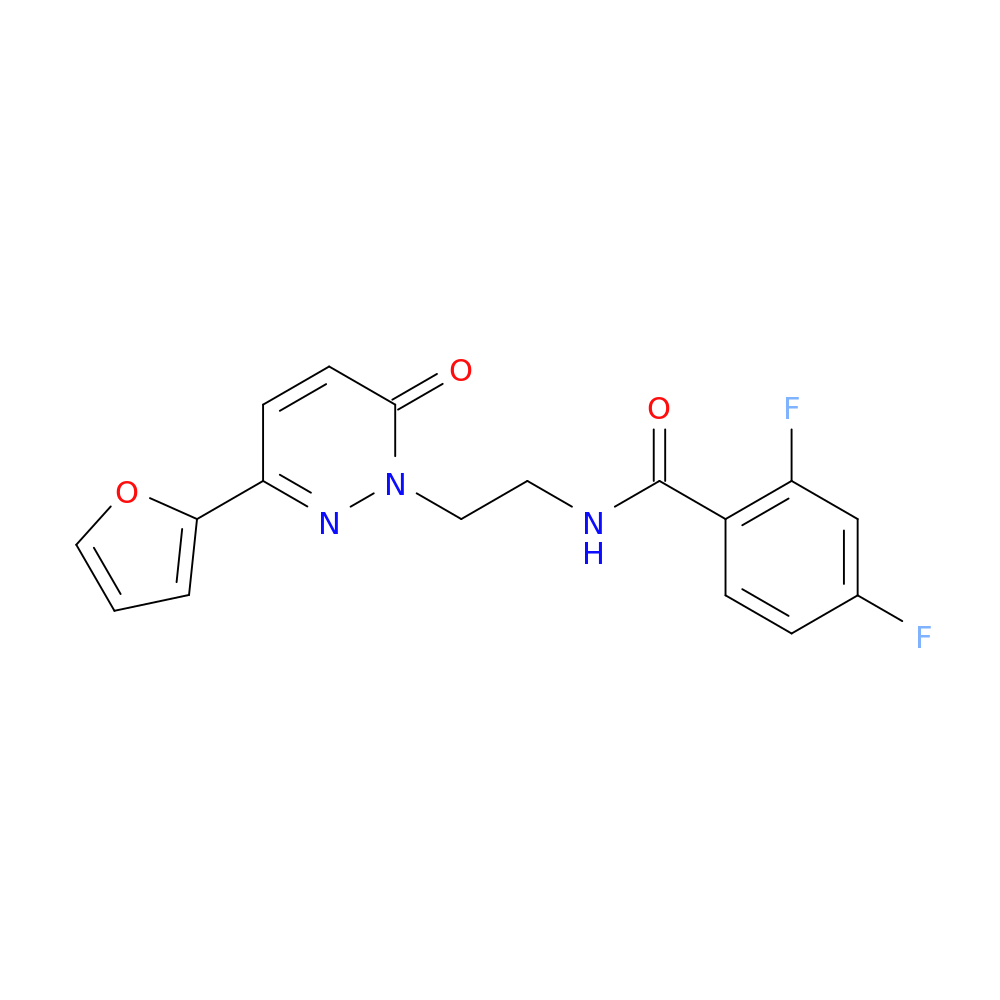 2,4-difluoro-N-{2-[3-(furan-2-yl)-6-oxo-1,6-dihydropyridazin-1-yl]ethyl}benzamide