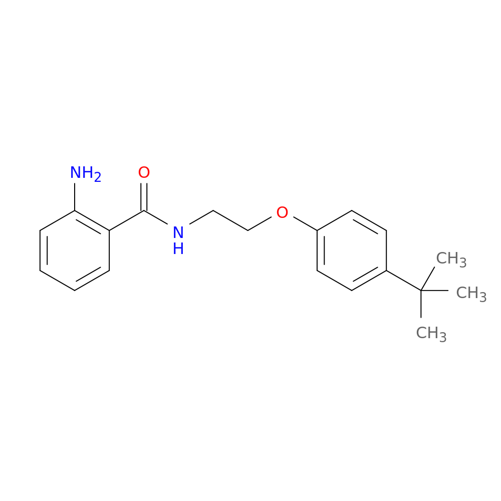 2-Amino-n-[2-(4-tert-butylphenoxy)ethyl]benzamide