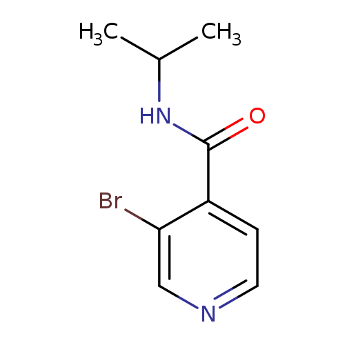 3-bromo-N-(propan-2-yl)pyridine-4-carboxamide