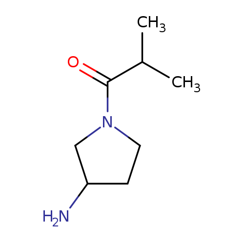1-(3-Aminopyrrolidin-1-yl)-2-methylpropan-1-one