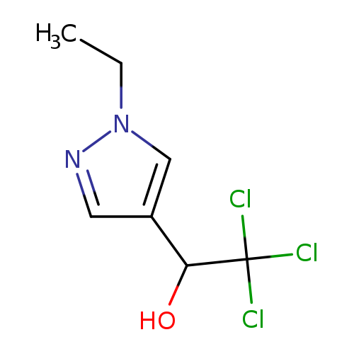 2,2,2-Trichloro-1-(1-ethyl-1h-pyrazol-4-yl)ethanol