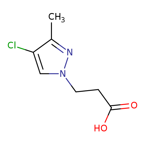 3-(4-Chloro-3-methyl-1H-pyrazol-1-yl)propanoic acid