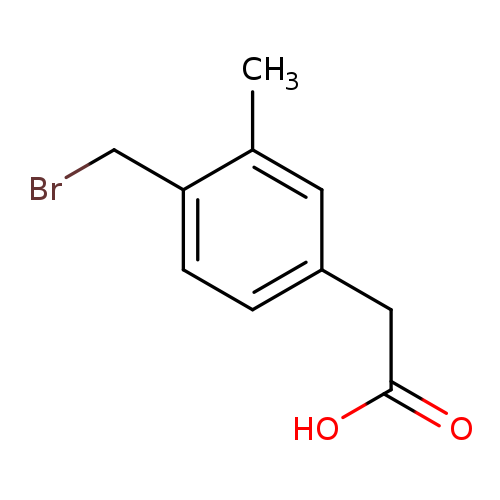2-[4-(bromomethyl)-3-methylphenyl]aceticacid