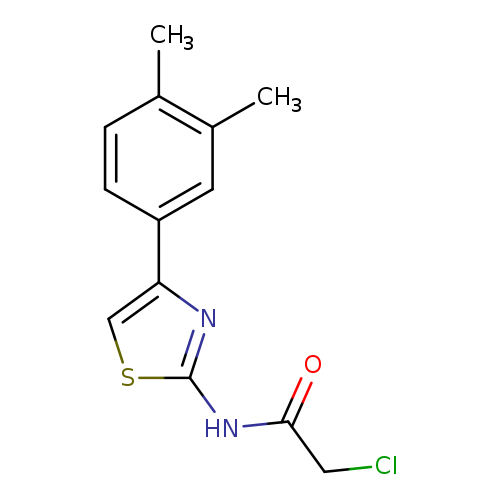 2-chloro-N-[4-(3,4-dimethylphenyl)-1,3-thiazol-2-yl]acetamide