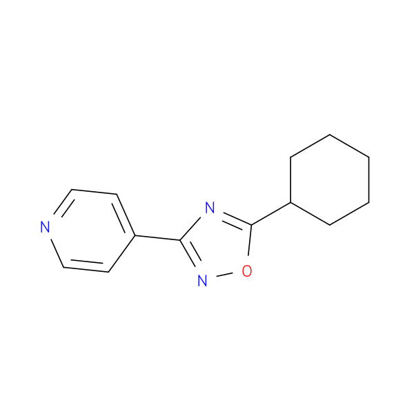 4-(5-cyclohexyl-1,2,4-oxadiazol-3-yl)pyridine