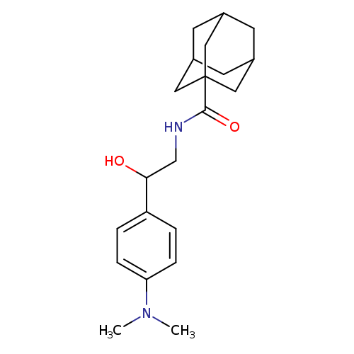 N-{2-[4-(dimethylamino)phenyl]-2-hydroxyethyl}adamantane-1-carboxamide
