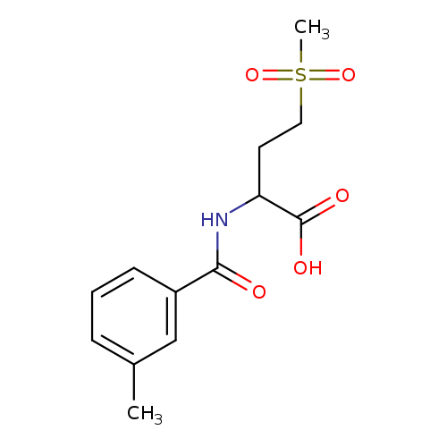 4-methanesulfonyl-2-[(3-methylphenyl)formamido]butanoic acid
