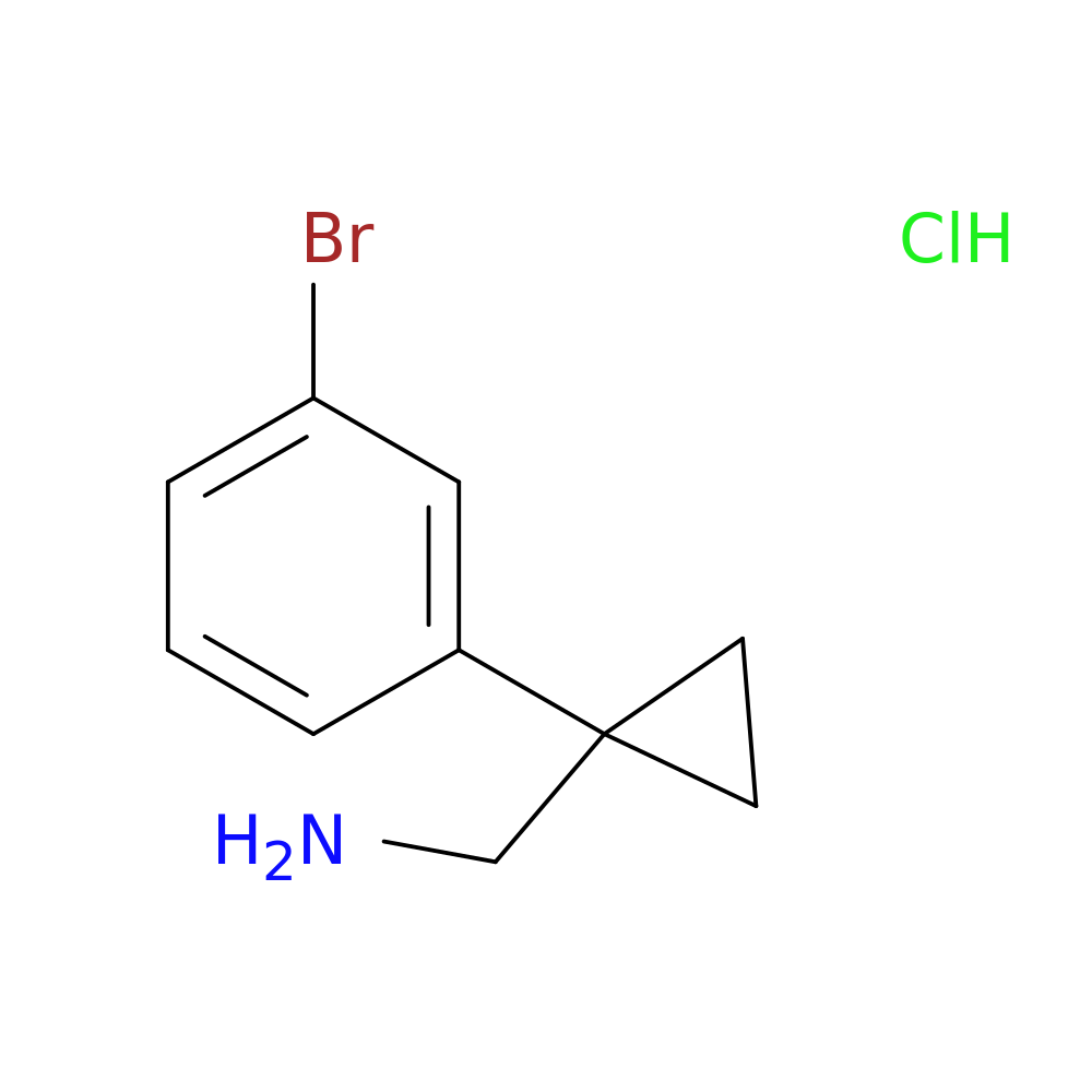 (1-(3-Bromophenyl)cyclopropyl)methanamine hydrochloride